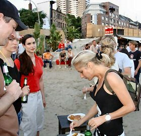 Futter am Elbestrand