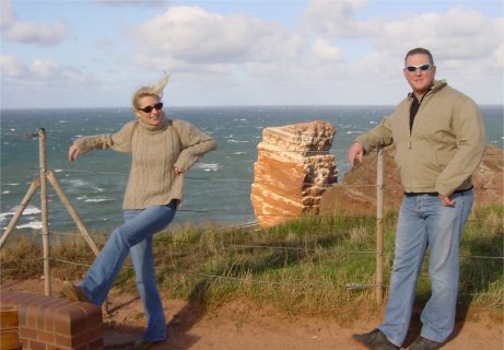 Die lange Anna trotzt dem Sturm und auch Moni und Andi