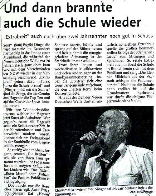 Der Artikel der Westfalenpost